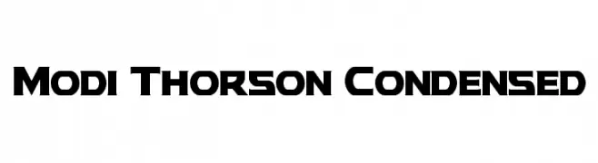 Modi Thorson Condensed 