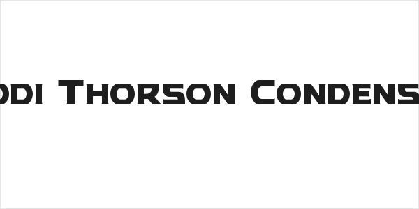 Modi Thorson Condensed Logo