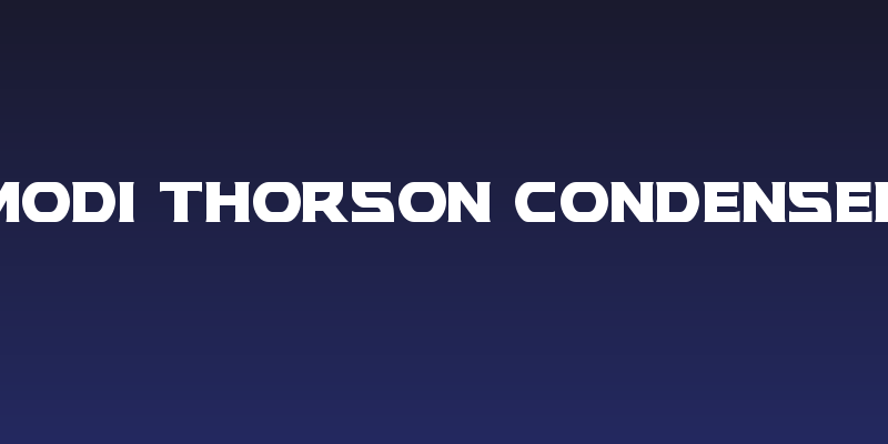 Modi Thorson Condensed Social Header