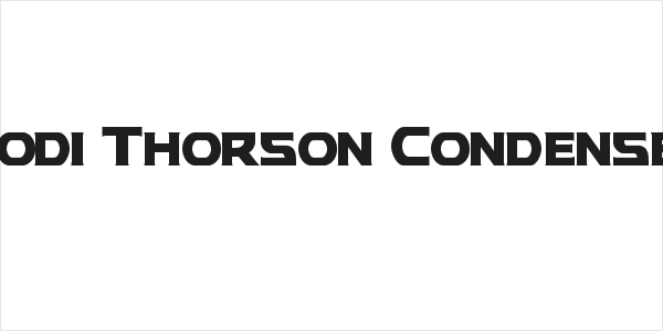 Modi Thorson Condensed Logo