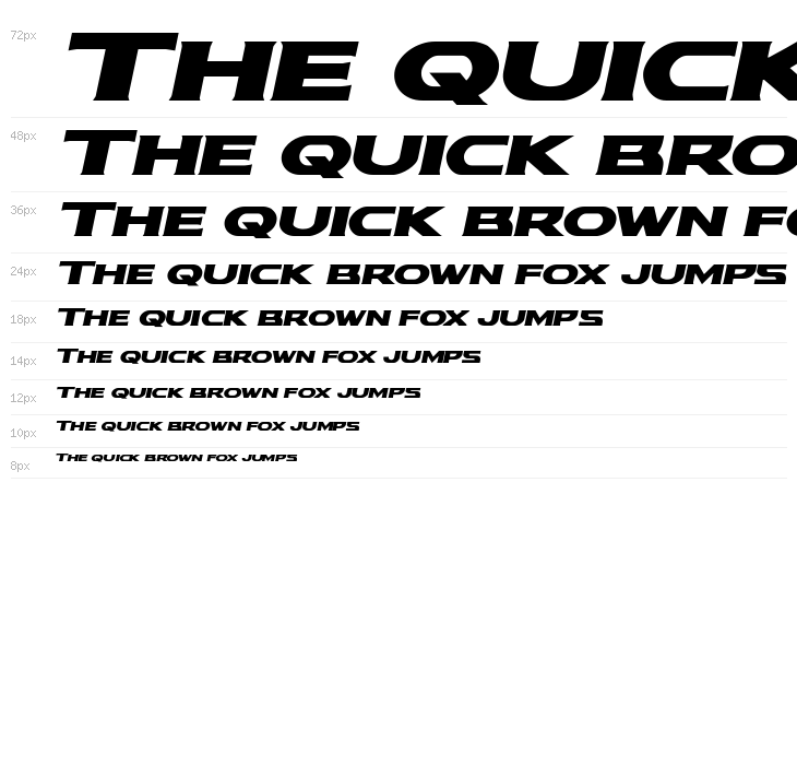 Modi Thorson Expanded Italic Waterfall