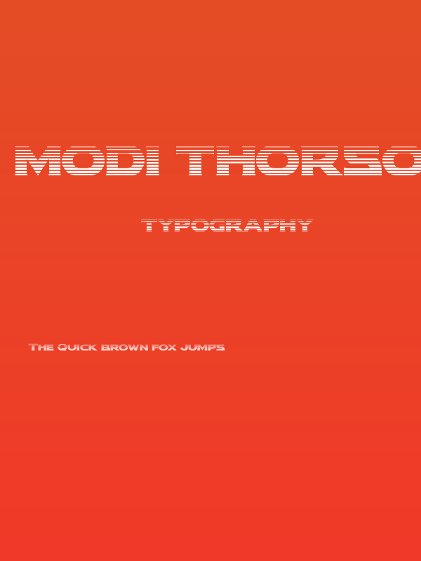 Modi Thorson Gradient Regular Poster