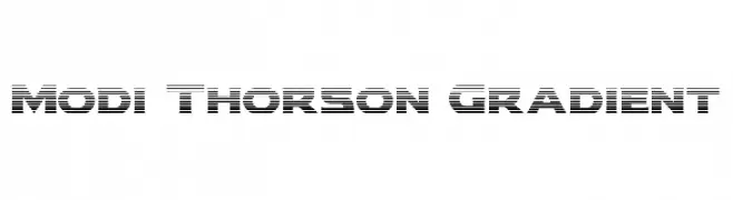 Modi Thorson Gradient  Frei Schriftart Herunterladen