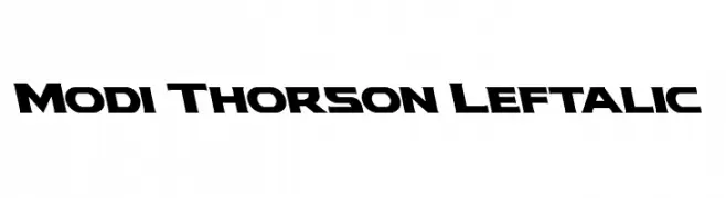 Modi Thorson Leftalic 