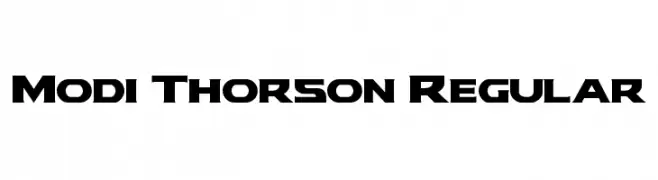 Modi Thorson Regular 