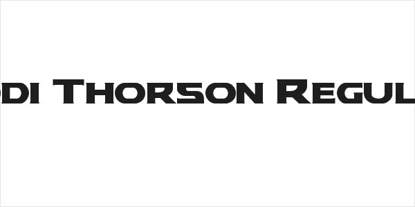 Modi Thorson Regular Logo