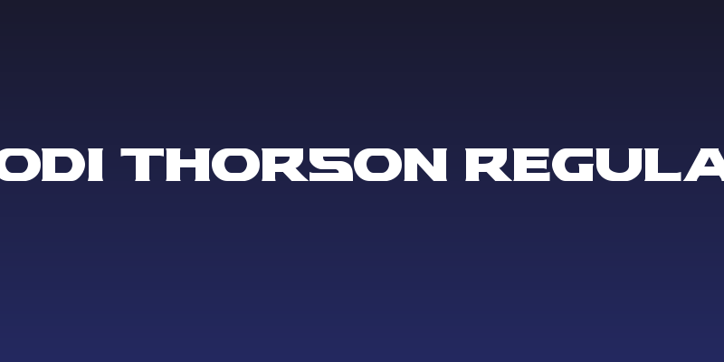Modi Thorson Regular Social Header