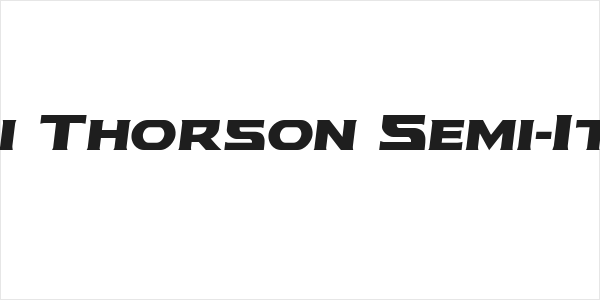 Modi Thorson Semi-Italic Logo