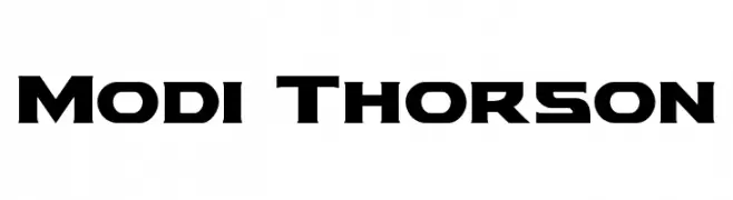 Modi Thorson  Скачать бесплатные шрифты