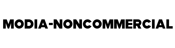 Modia-NonCommercial Font