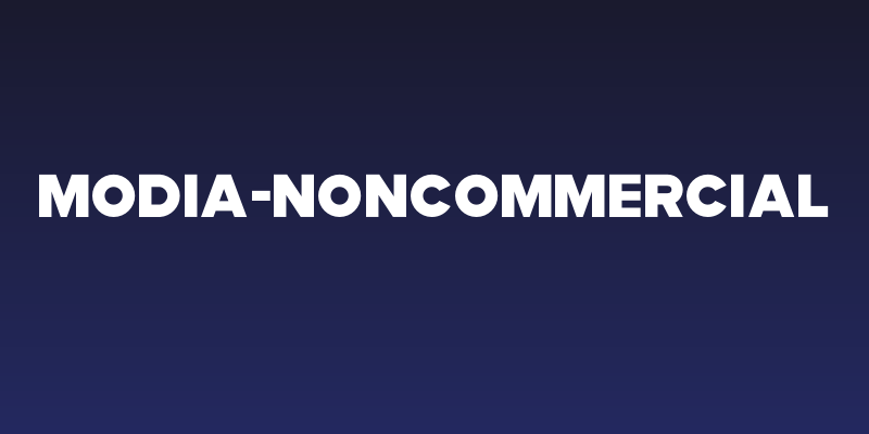 Modia-NonCommercial Social Header