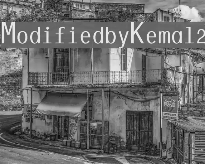 ModifiedbyKemal2 Font examples