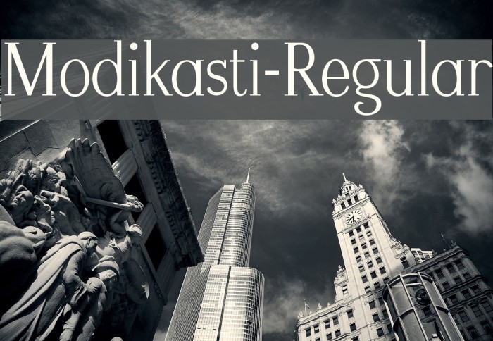 Modikasti-Regular Font examples