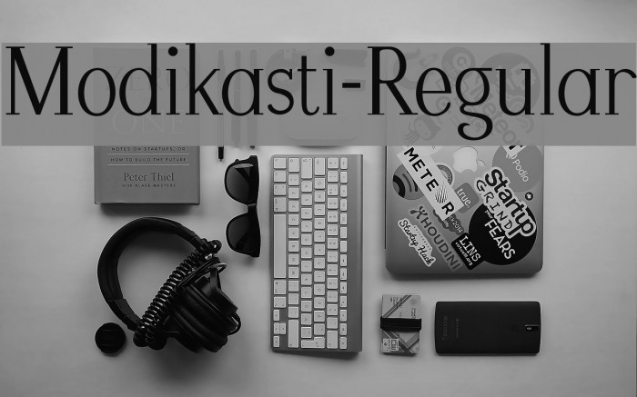 Modikasti-Regular Font examples