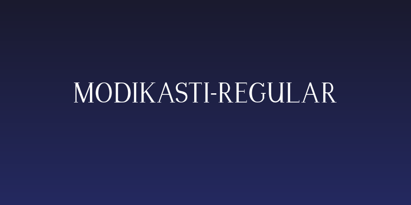 Modikasti-Regular Social Header