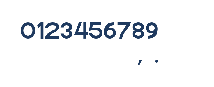 Modinova Semi Bold Other Characters