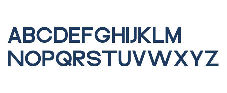 Modinova Semi Bold Uppercase