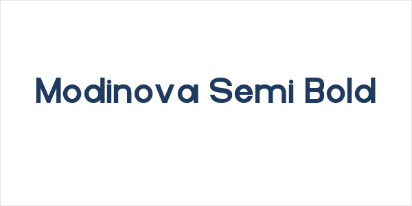 Modinova Semi Bold Logo