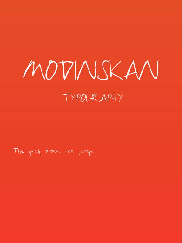 Modinskan Poster
