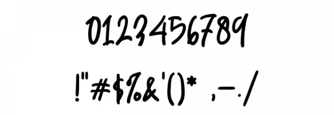 Modis Font OTHER CHARS