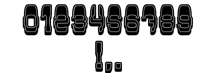 Modish Filled Regular Font OTHER CHARS