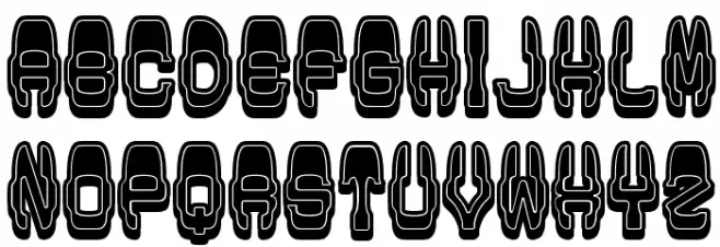 Modish Filled Regular Шрифта ВЕРХНИЙ