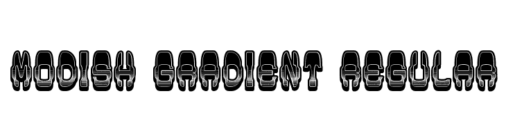 Modish Gradient Regular  नि: शुल्क फ़ॉन्ट्स डाउनलोड