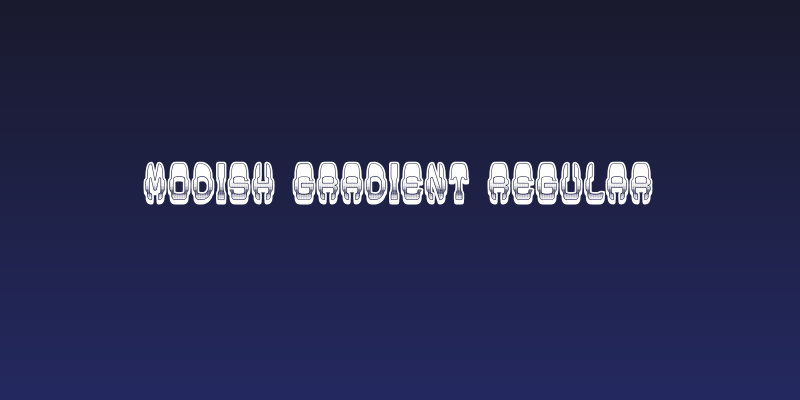 Modish Gradient Regular Social Header