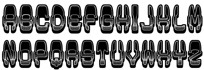 Modish Gradient Regular Font LOWERCASE