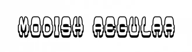 Modish Regular  font caratteri gratis