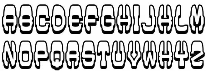 Modish Regular Caratteri MINUSCOLO