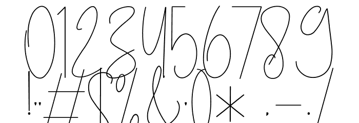 Modish Taylor Font OTHER CHARS