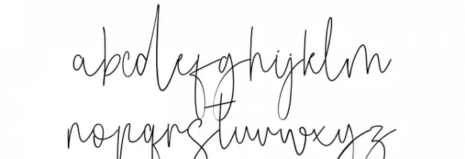 Modish Taylor Schriftart Kleinbuchstaben