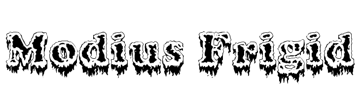 Modius Frigid Font