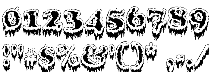 Modius Frigid Font OTHER CHARS