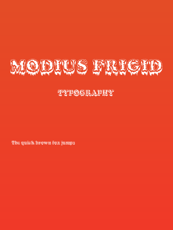 Modius Frigid Poster