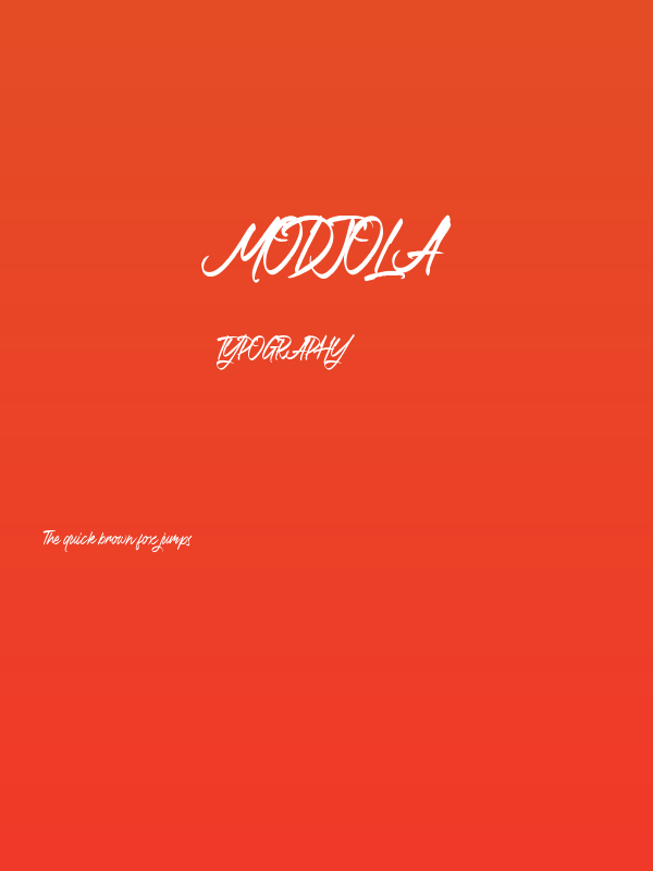 Modjola Poster