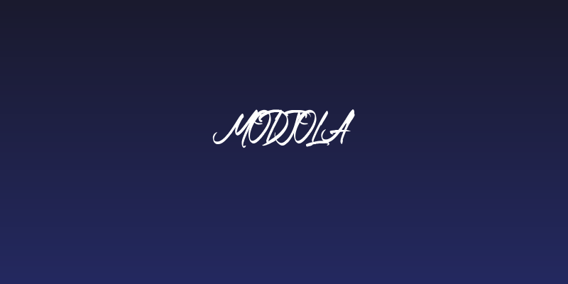 Modjola Social Header