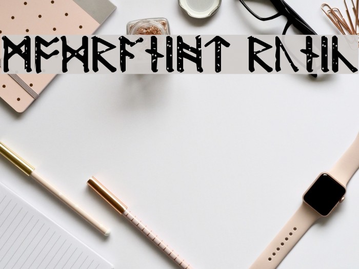 Modraniht Runic Example 1