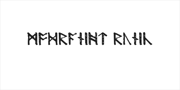 Modraniht Runic Logo
