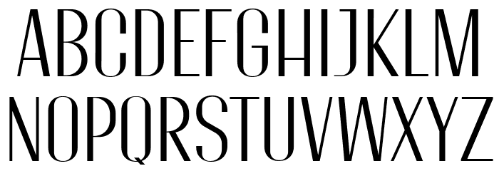 Modric Font LOWERCASE