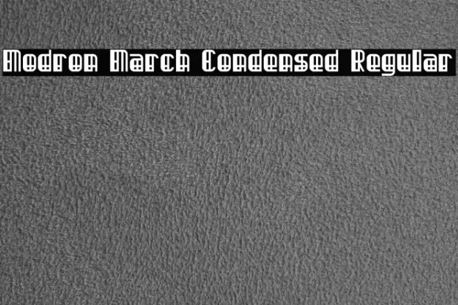 Modron March Condensed Regular Example 3