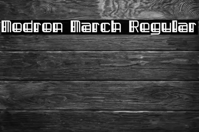 Modron March Regular Example 1