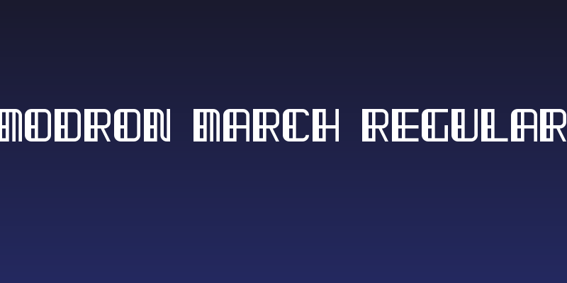 Modron March Regular Social Header