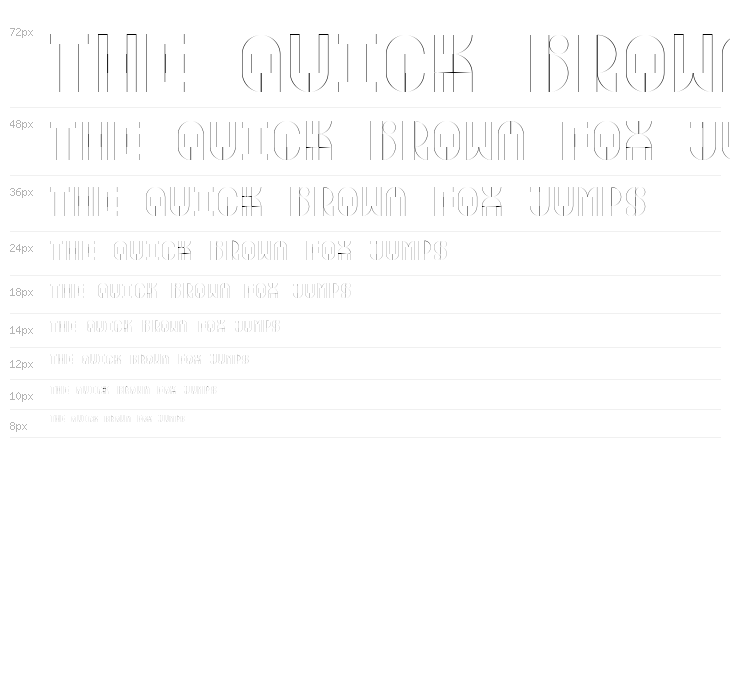 Modular Outlines Waterfall