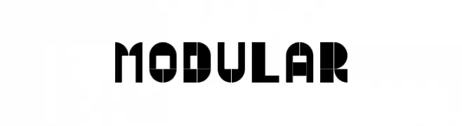 Modular  Frei Schriftart Herunterladen