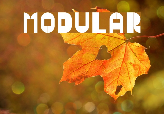 Modular Font examples