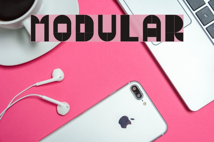 Modular Font examples
