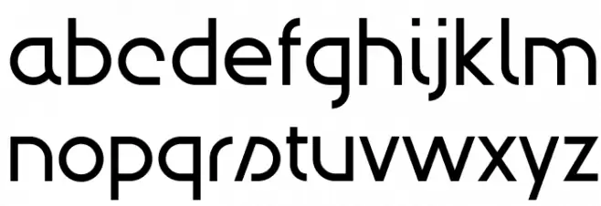 Modulario 字体 小写