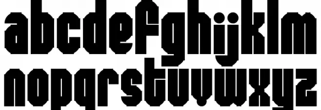 Modulator Regular फ़ॉन्ट लोअरकेस